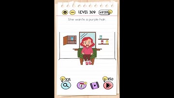 Brain Test Tricky Puzzles Level 305 306 307 308 309 310 311 312 313 314 315 Walkthrough