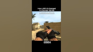 How USP-S changed in Counter Strike #cs #cs16 #cssource #csgo #cs2  #retrogaming