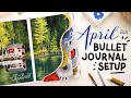 APRIL Bullet Journal Setup 2021 PLAN WITH ME Finland / Suomi 4k