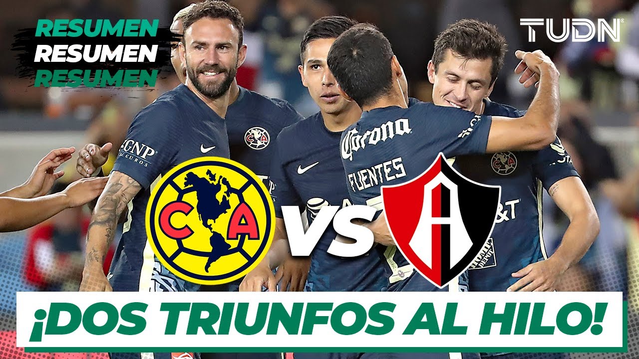 Resumen y goles | América vs Atlas | Tour Águila 2021 | TUDN - YouTube