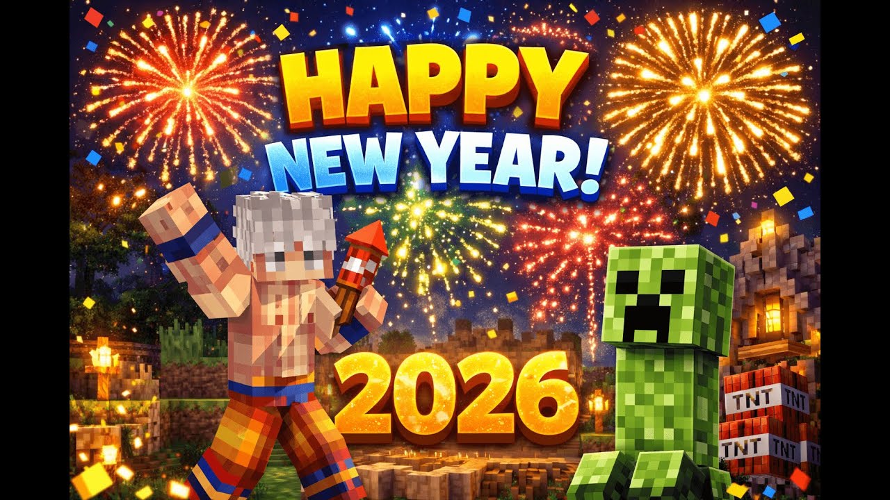 THE BEST NEW YEAR FIREWORK SHOW !!! | HOMING Gamerz
