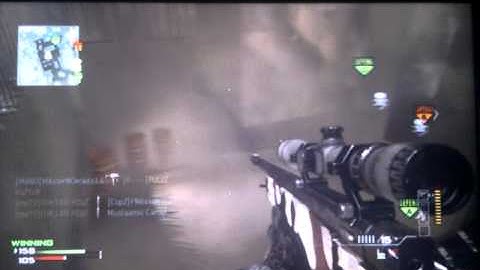 Mw3 long range no-scope L118a amazing kill