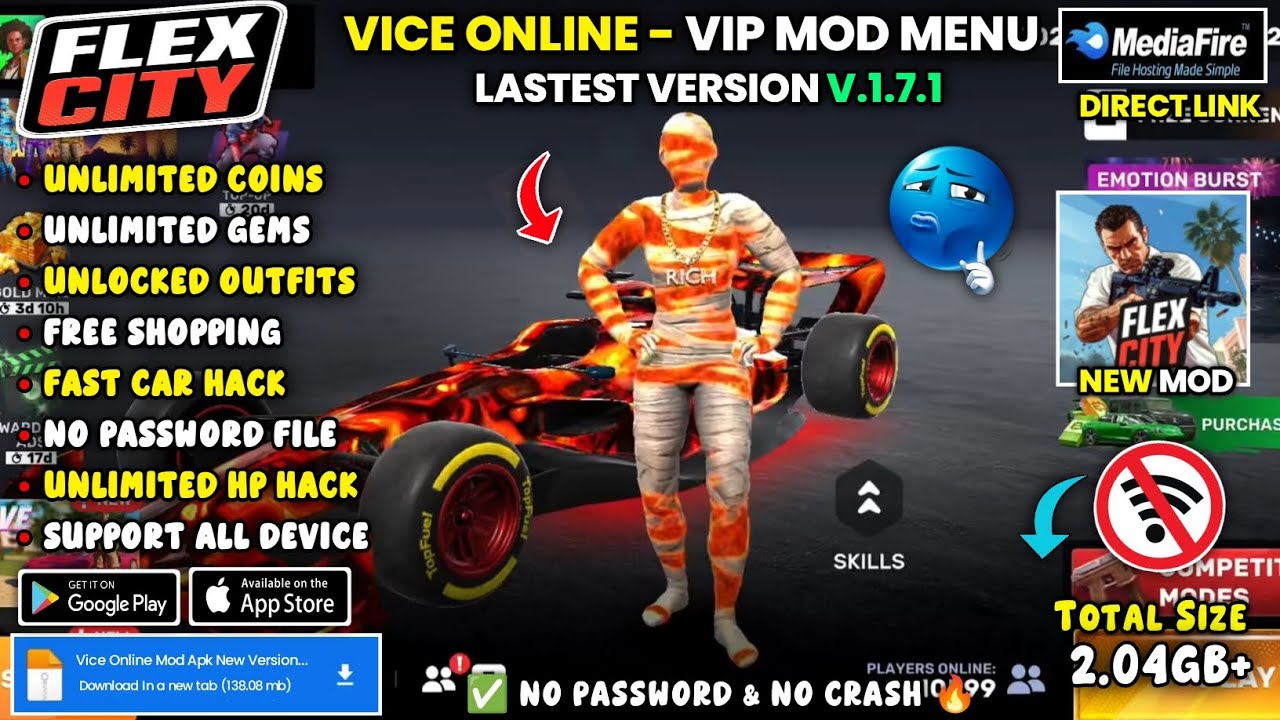 Vice Online 💎🔥 Mod APK 2025 l Open World Game l Unlimited Money l New Version 1.7.4 Mod Menu 2025