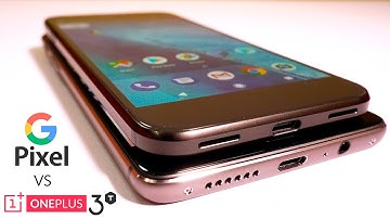 OnePlus 3T vs Google Pixel -SPEED TEST! Fingerprint Test & Display Latency