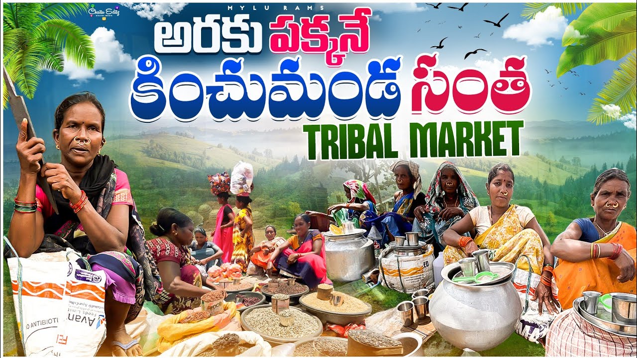 Araku Organic tribal market - కించుమండ గిరిజన సంత 