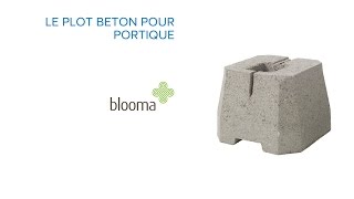 Plot béton pour portique BLOOMA (676172) Castorama - YouTube