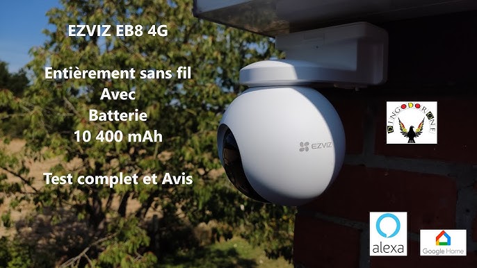 Caméra 4G rotative sur batterie avec vision de nuit en couleur et  auto-tracking EZVIZ
