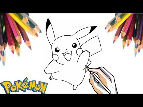 🎬 LIVE: Como Desenhar o Pikachu! How to draw Pikachu! 