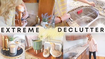 EXTREME KITCHEN DECLUTTER + ORGANIZATION // Before + After
