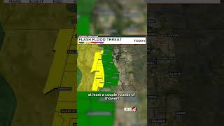 Showers and storms could fuel flash flooding potential