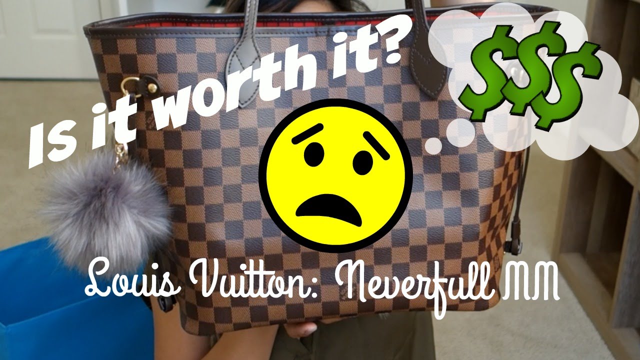 Louis Vuitton Neverfull MM || IS IT WORTH IT?! & Cheaper DUPE! - YouTube