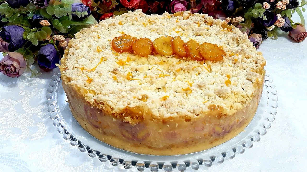 Трудно устоять перед бананово-апельсиновым пирогом.