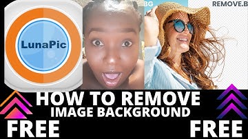 Remove Background Image from Photographs and Designs for Free|| Lunapic vs Remove.bg