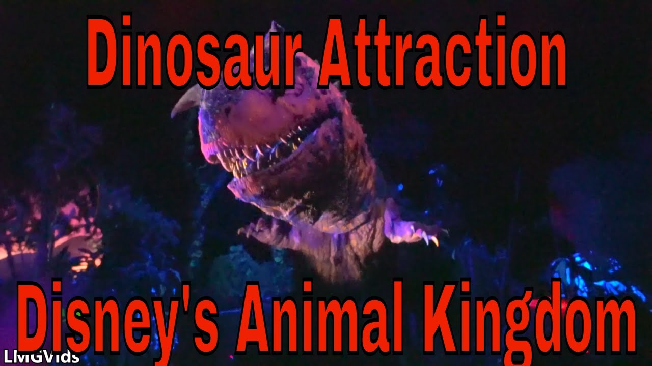[4k] Dinosaur Attraction: Disney's Animal Kingdom - Low Light POV Front ...