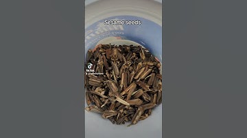 How I harvested SESAME SEEDS