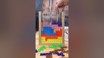 PART 121 || FULL ASMR PLAYING COLORFULL TETRIS BLOCKS PUZZLE