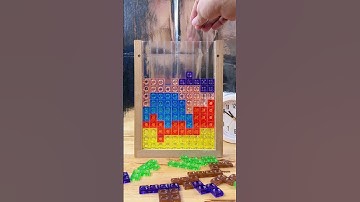 PART 121 || FULL ASMR PLAYING COLORFULL TETRIS BLOCKS PUZZLE