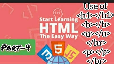Part-4 html सीखे अब हिन्दी में 😀