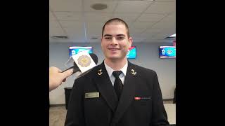 Meet Navy Football Captain Sr LB #54 Diego Fagot from Fort Lauderdale, FL at 2021 Army Navy Game