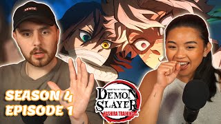 HASHIRA TRAINING ARC BEGINS! - Demon Slayer Season 4 Episode 1 REACTION!