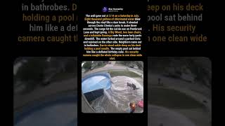 MAN'S ABOVE-GROUND POOL COLLAPSES AND FLOODS ENTIRE CUL-DE-SAC 🌊🏊😂