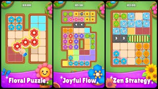 Flower Chain: Slide Puzzle Game Android Gameplay screenshot 2
