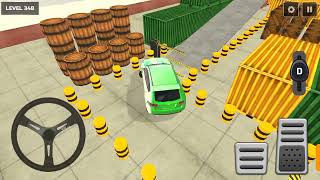 How to play level 348 in driving school parking game