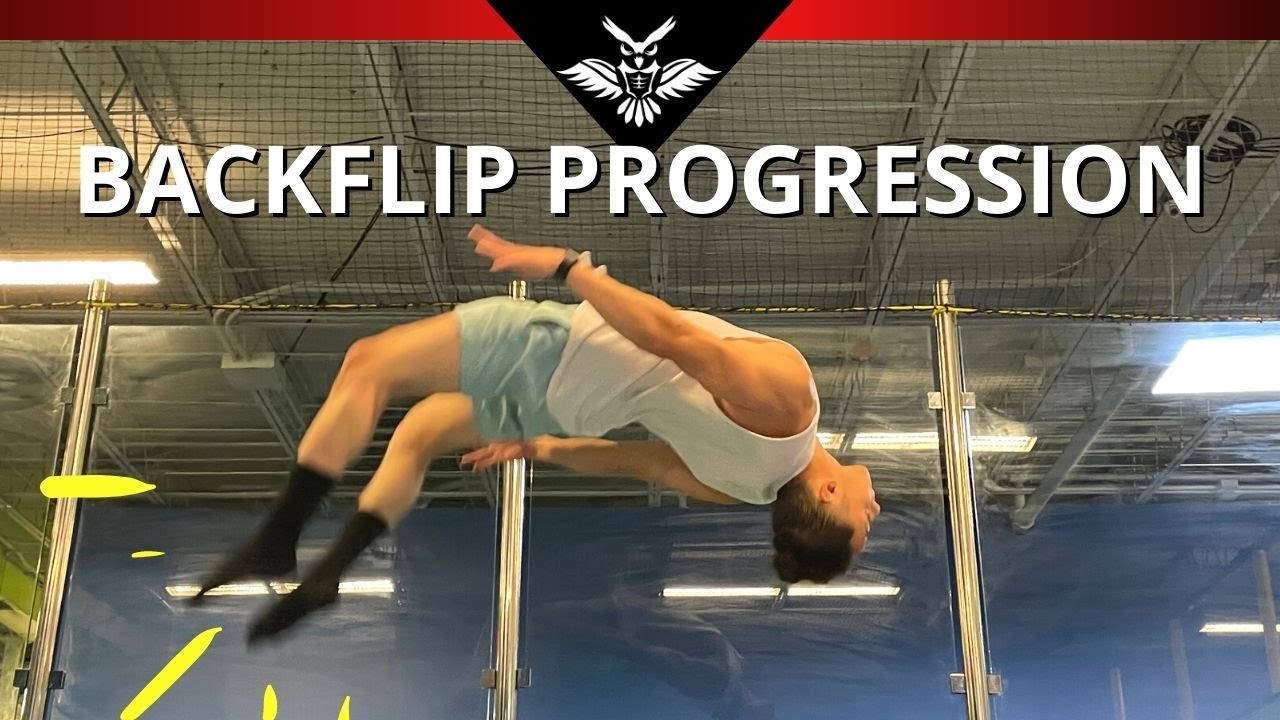 Learning How To Do a Backflip in a Week (Progression) - YouTube