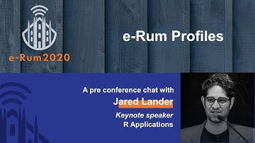 e-Rum Profile 05 - Jared Lander