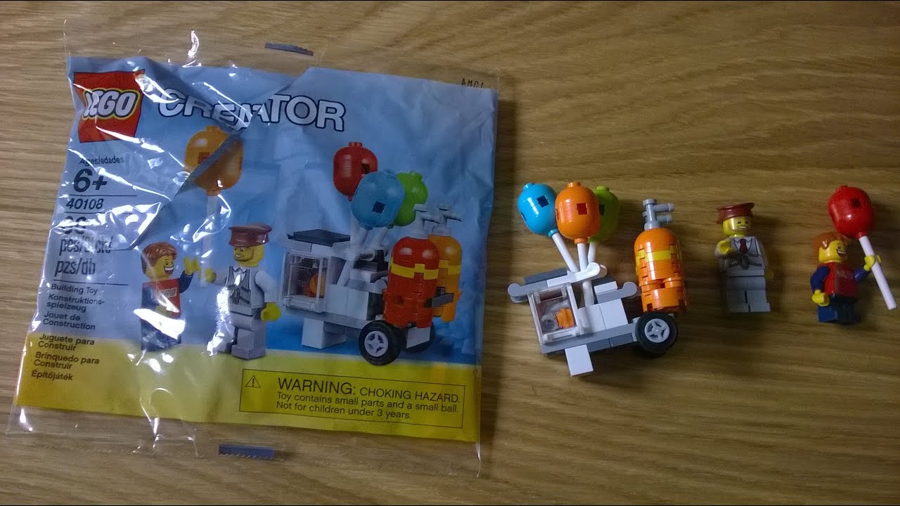 Lego Creator 40108 Balloon Cart 66 pieces  free with purchase