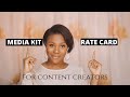 WHAT SHOULD BE IN YOUR MEDIA KIT AND RATE CARD | WELL EXPLAINED | IAMYEYCHI