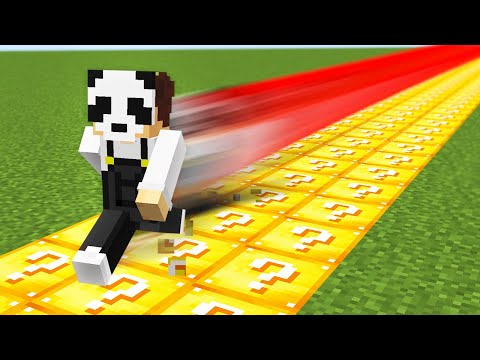 Minecraft but Everything I touch turns to Lucky Blocks