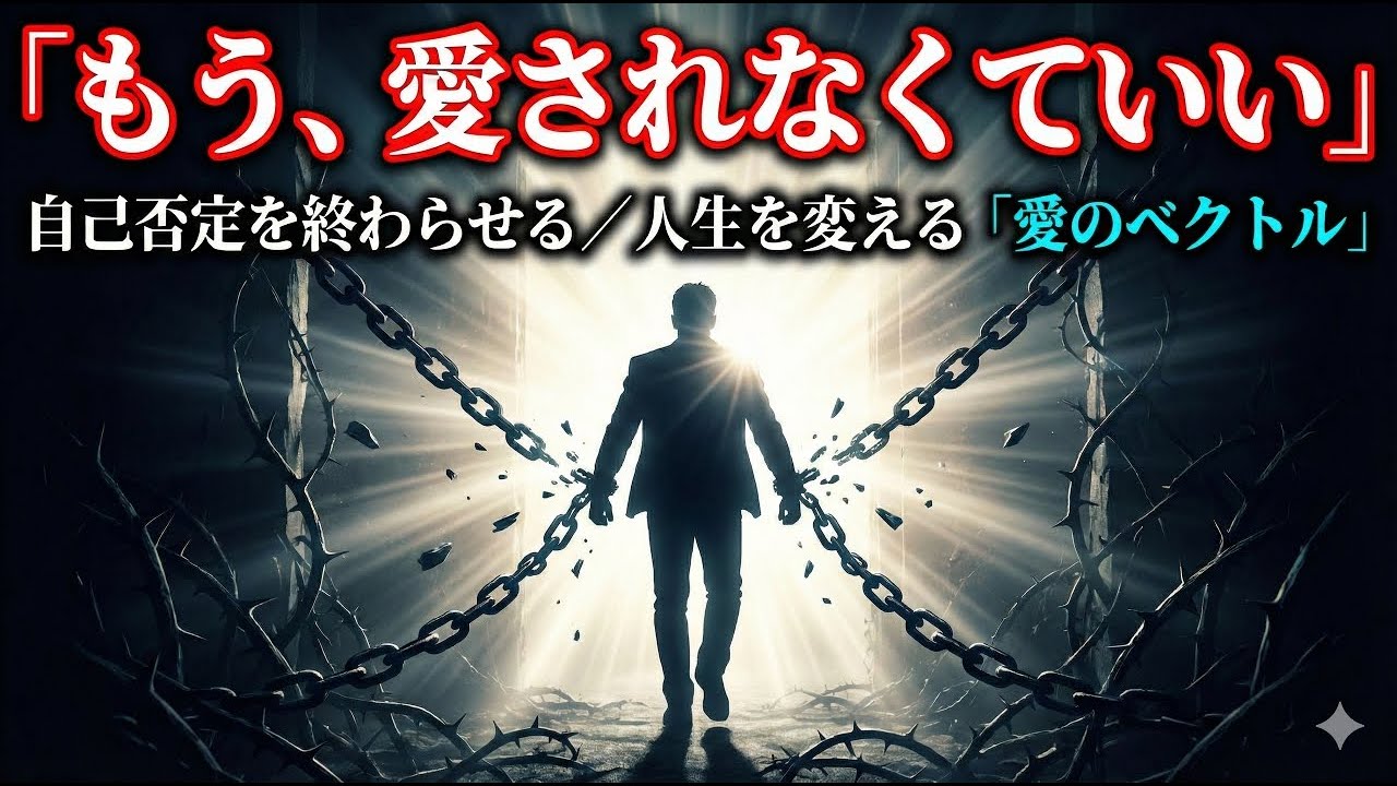 もう愛されなくていい。自己否定を終わらせる「愛のベクトル」