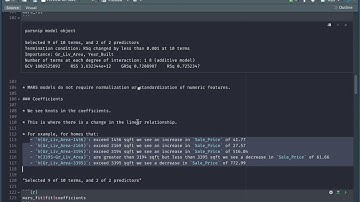 Fitting a MARS Model
