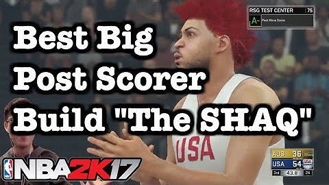 NBA 2K17 Best Center Build Tips. 2K17 How to make best Post Scorer Post Moves Tutorial