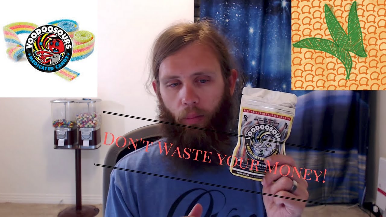 Marijuana Edible Review: VOODOO Sours Rainbow Belts 375 mg