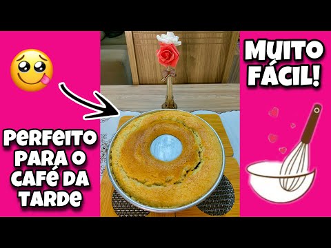 RECEITA: BOLO CASEIRO DE FARINHA DE TRIGO SUPER SIMPLES COM POUCOS INGREDIENTES! 😋 | Bianca Peres