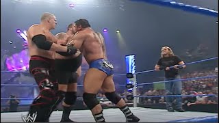 Kane and Big Show destroy Batista and the whole roster (HD)