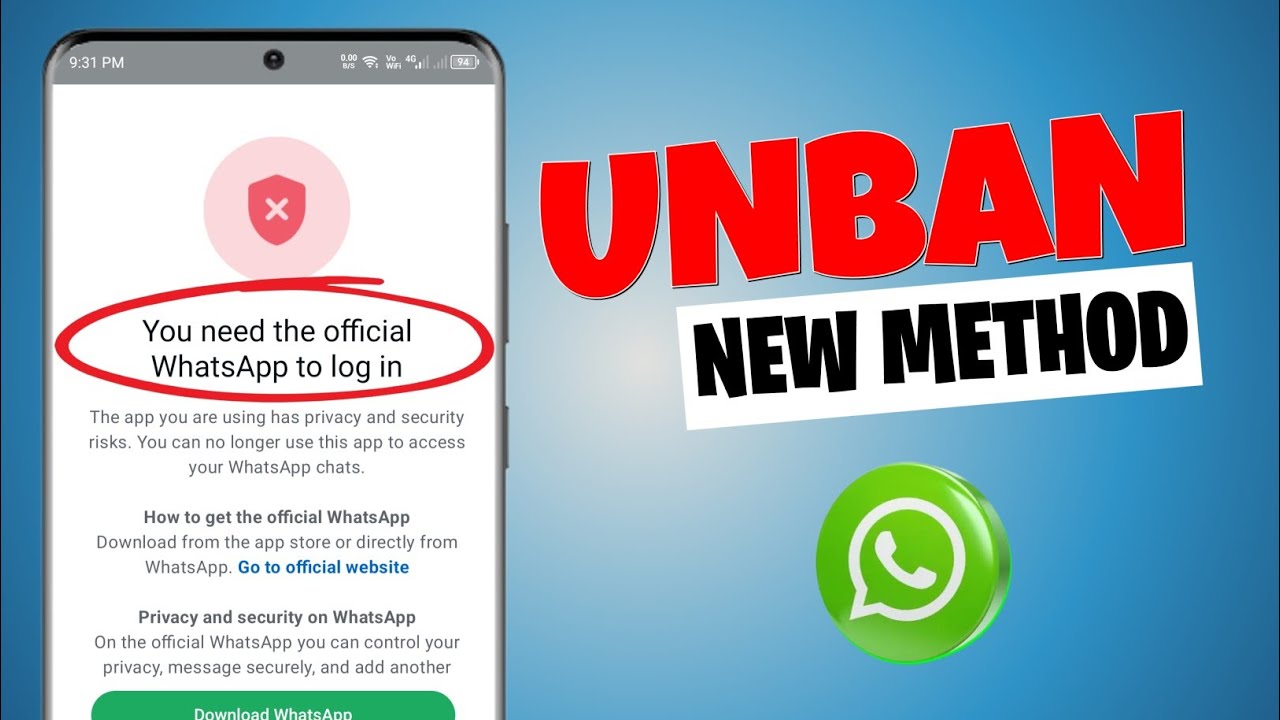 You need the official WhatsApp to log in Problem New 2026 | WhatsApp login Problem New Solution 2026