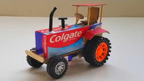 How To Make Colgate box Tractor