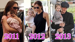 David Beckham's Daughter Harper Beckham 2011 to 2018