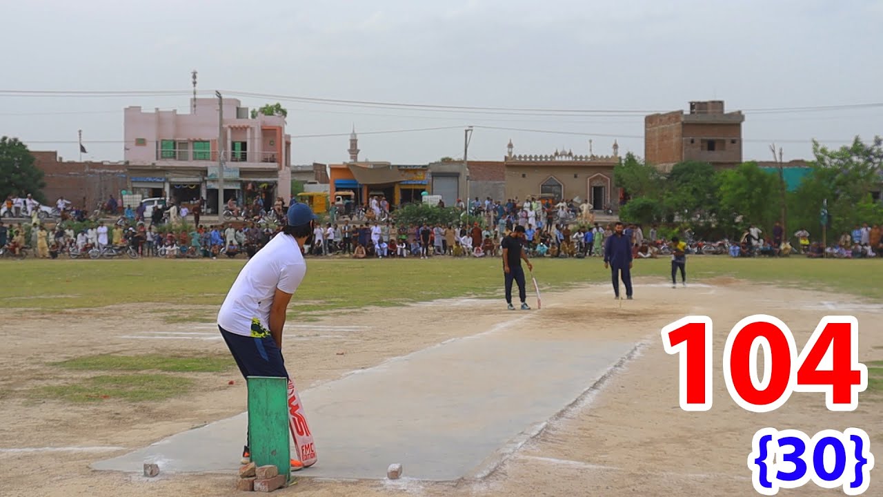 FAHAD MC VS NASIR PATHAN 104 RUNS NEED 30 BALLS 2ND SEMI FINAL PRIZE 1 ...