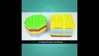 Round Pop It Fidget Toys,Push Pop Bubble Fidget Sensory Toy