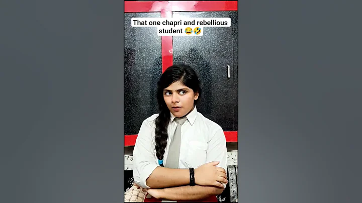 That one chapri and rebellious student😂#@Kajalrajput50#funny#comedy#viral#trending#ytshorts