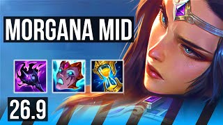 MORGANA vs YASUO (MID) | Deathfire Touch, 44K damage, Good KDA: 5/2/24 | EUW Master | 26.9