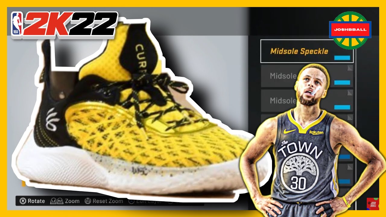 Curry 9 Flow Abby Cadabby NBA2K22 SHOE CREATOR 