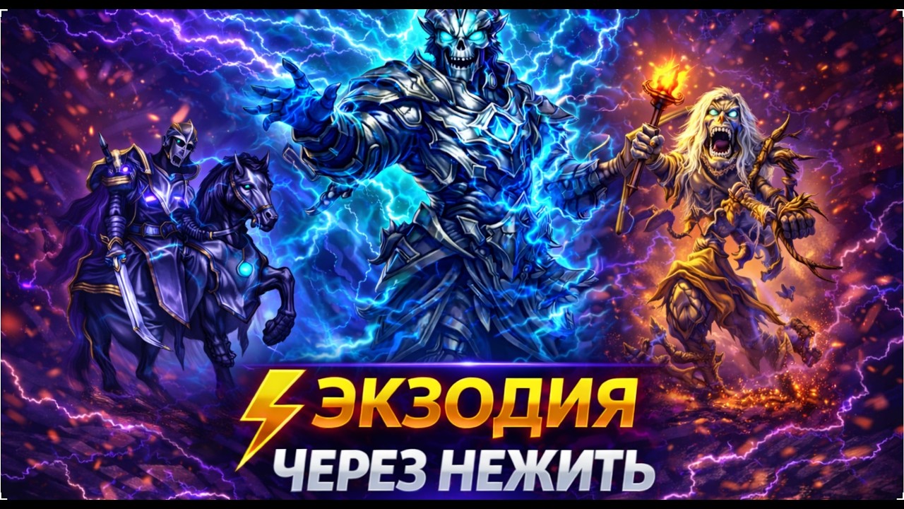 ⚡ ЭКЗОДИЯ ЧЕРЕЗ НЕЖИТЬ | Hearthstone Поля Сражений