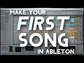 Making Your FIRST Song in Ableton (Using Default Ableton Plugins/Instruments)