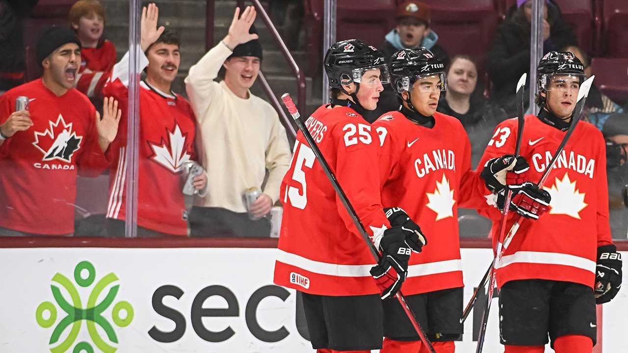 Highlights from Canada vs. Denmark in preliminary-round action at the 2026 World Juniors