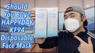 Should You Buy? HAPPYDAY KF94 Disposable Face Mask